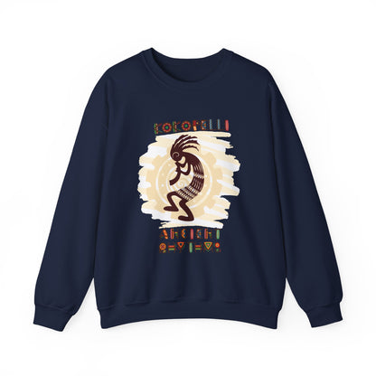Kokopelli Where Ancient Rhythms Sweatshirt
