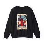 Statue Liberty Postage Stamp Sweatshirt