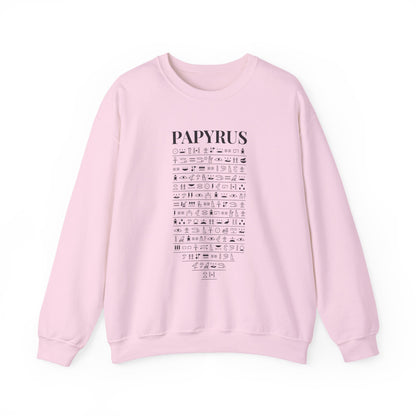 Papyrus Hieroglyphs Sweatshirt