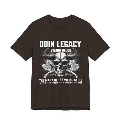 Odin Legacy Viking Skull T‑Shirt