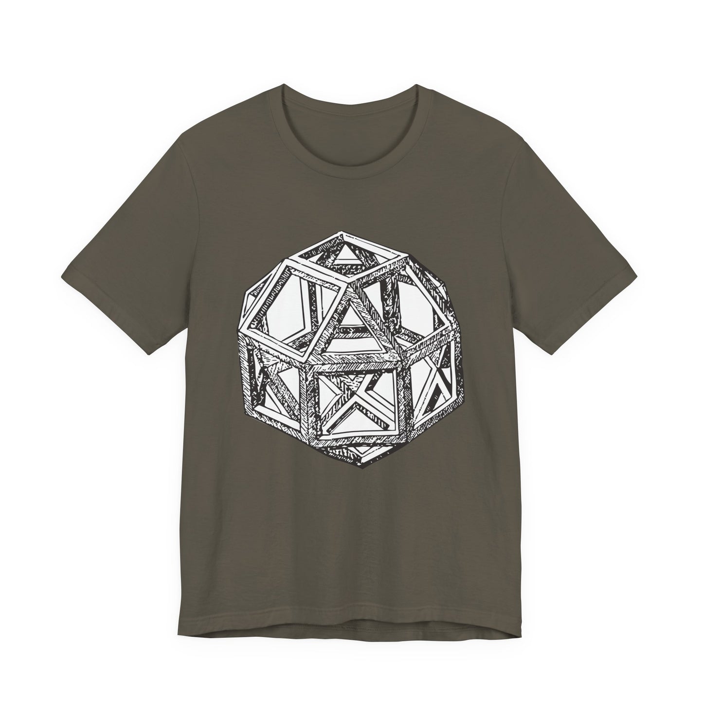 Rhombicuboctahedron Leonardo Da Vinci  T-Shirt