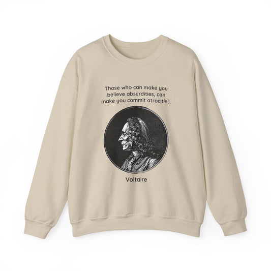 Voltaire Absurdities Sweatshirt