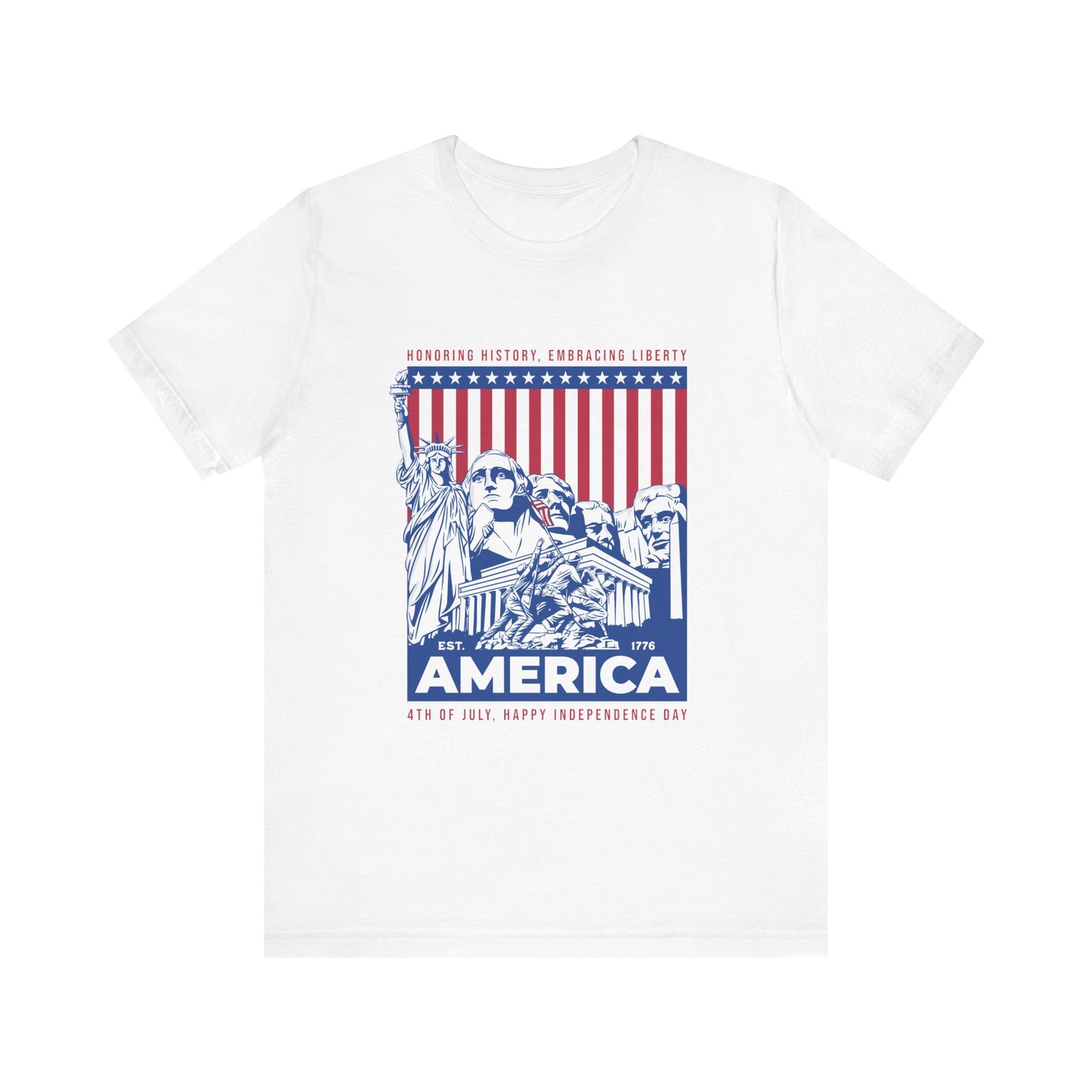 Honoring history happy independence day T-Shirt