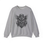 Steampunk Owl  Retro Sweatshirt