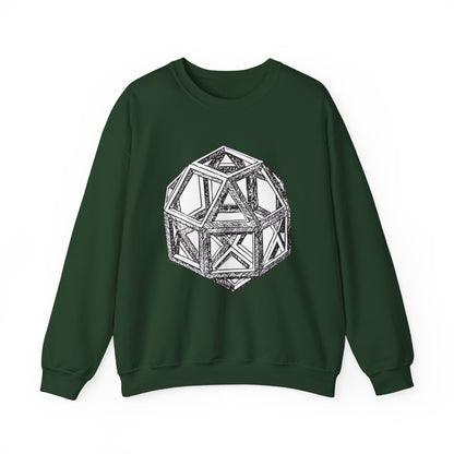 Rhombicuboctahedron Leonardo Da Vinci Sweatshirt
