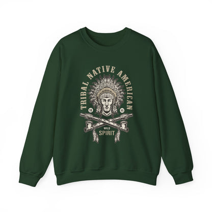 Tribal Native American Wild spirit Sweatshirt