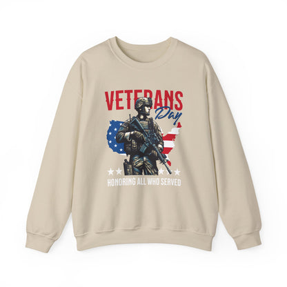 Veterans Day Honoring All Who Served Sweatshirt