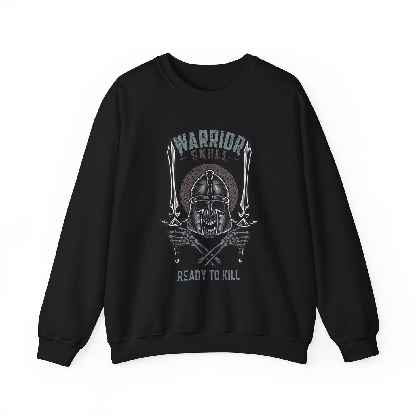 Warrior skull Ready to kill Sweatshirt