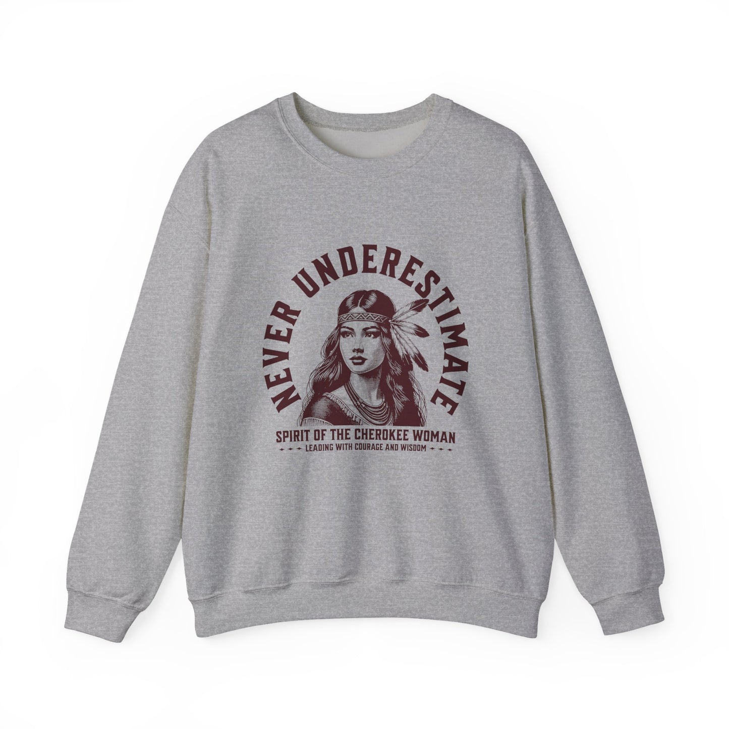 Cherokee woman native American Sweatshirts