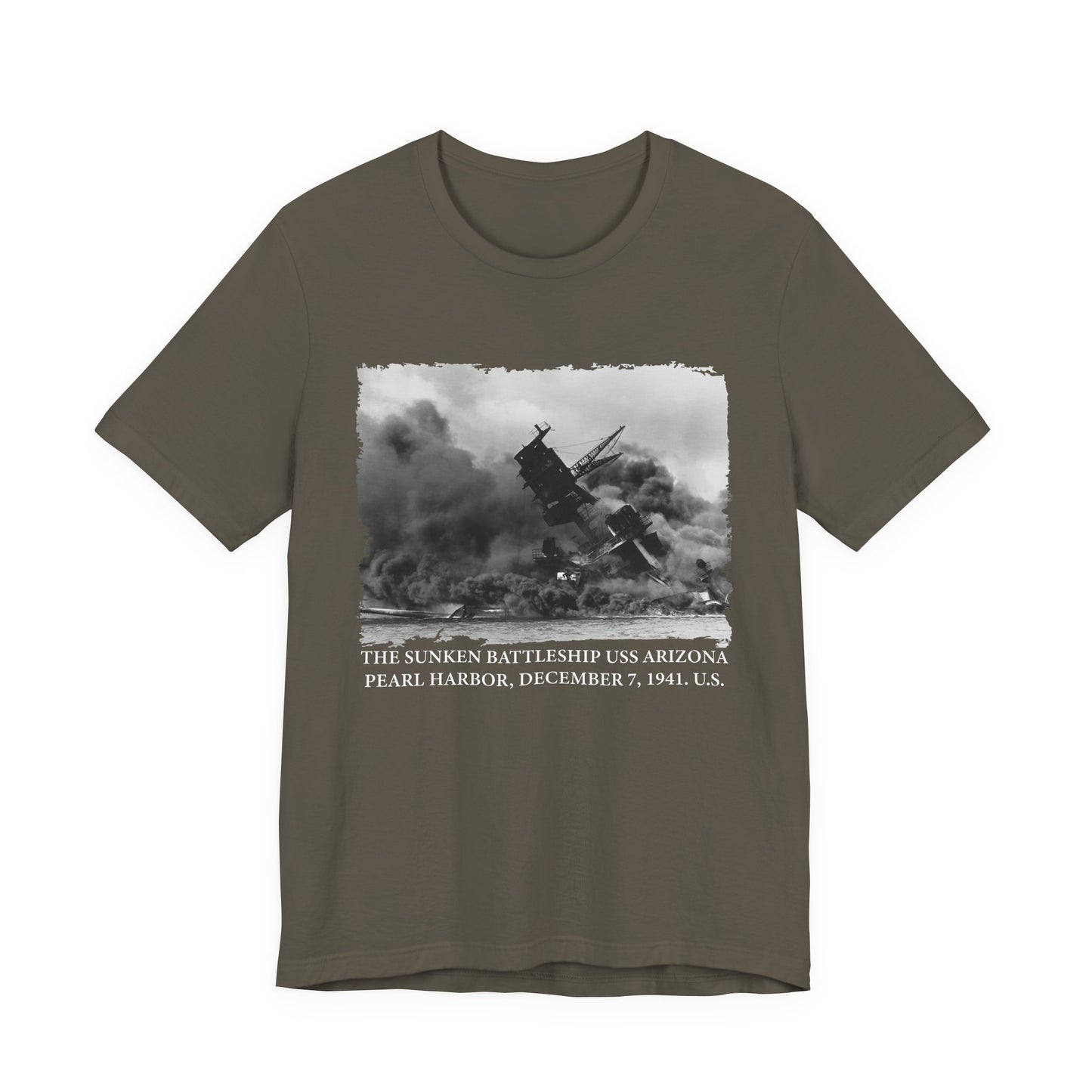 The sunken battleship USS Arizona Pearl Harbor T-Shirt