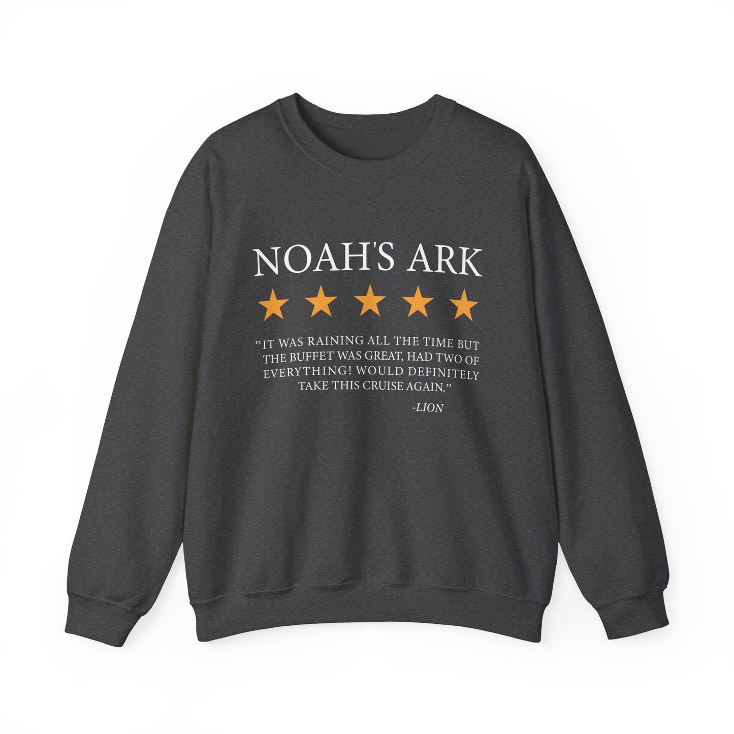 Noah’s Ark Review by a Lion Sweatshirts