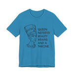 Queen Nefertiti Beauty, Brains, and a Throne T-Shirt
