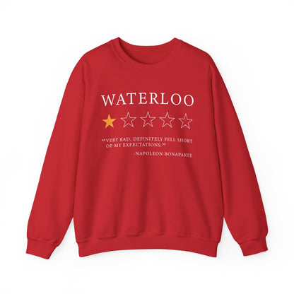 Waterloo Review by Napoleon Bonaparte Sweatshirt