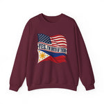 Half American Half Filipino Sweatshirt