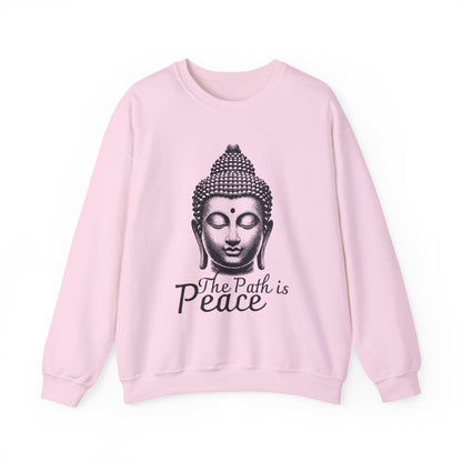 The path is peace Buddha Sweatshirt