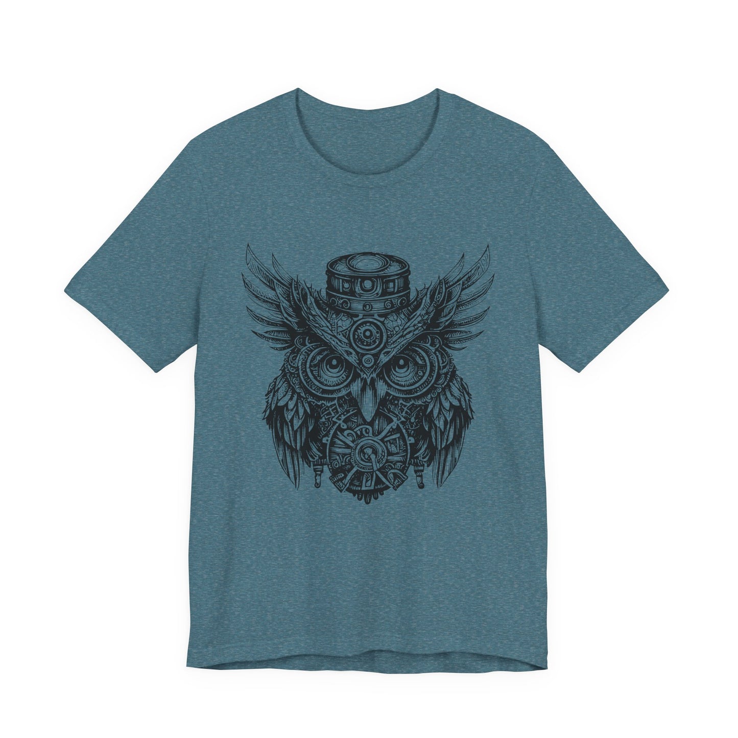 Steampunk Owl  Retro T-Shirt