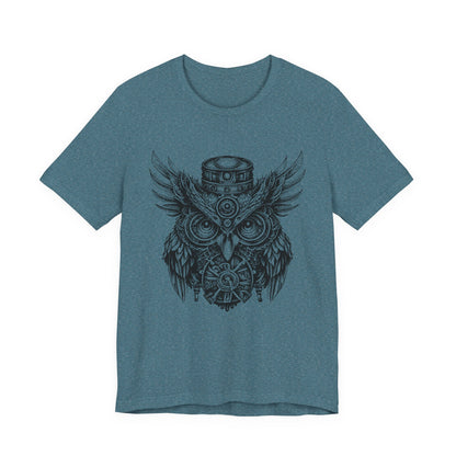 Steampunk Owl  Retro T-Shirt