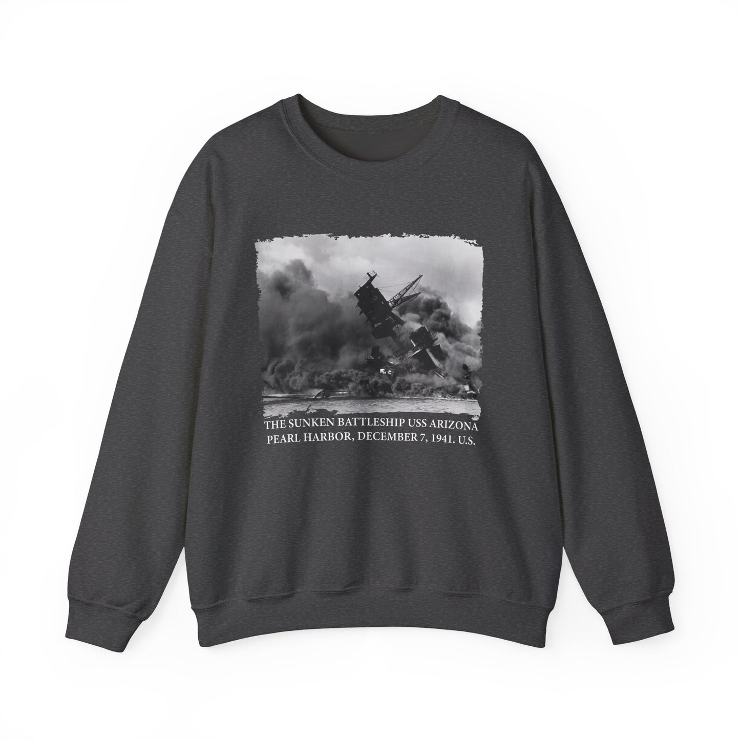 The sunken battleship USS Arizona Pearl Harbor Sweatshirt