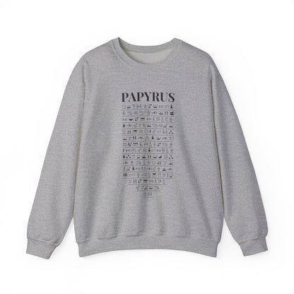 Papyrus Hieroglyphs Sweatshirt