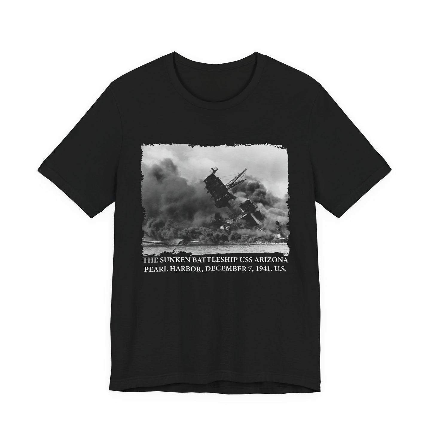 The sunken battleship USS Arizona Pearl Harbor T-Shirt