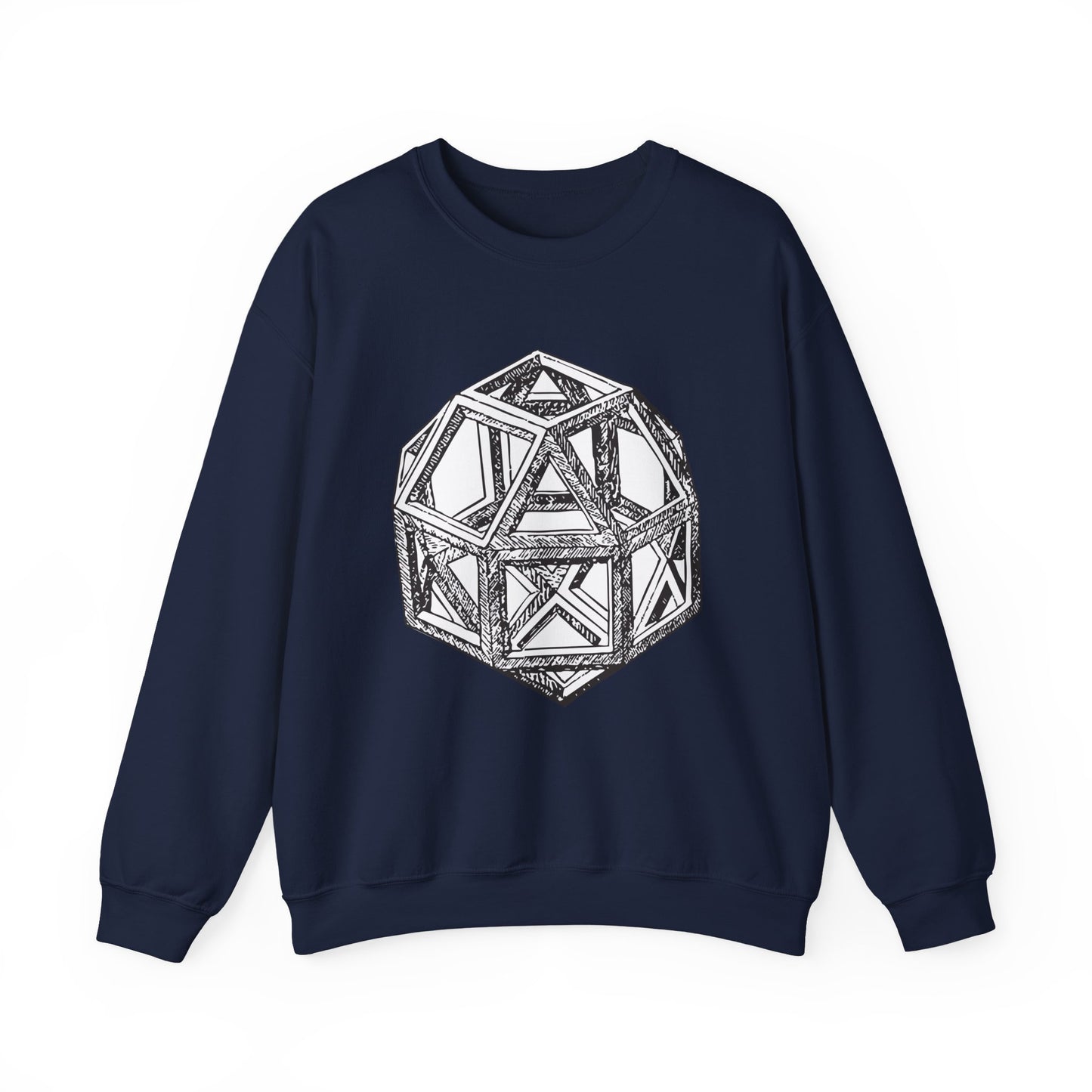 Rhombicuboctahedron Leonardo Da Vinci Sweatshirt