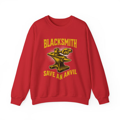 Blacksmith Save an Anvil Sweatshirt
