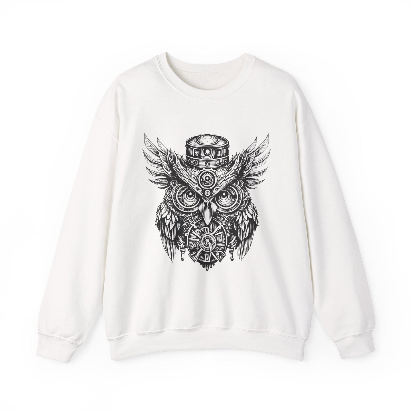 Steampunk Owl  Retro Sweatshirt