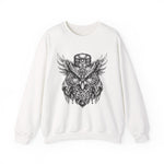 Steampunk Owl  Retro Sweatshirt