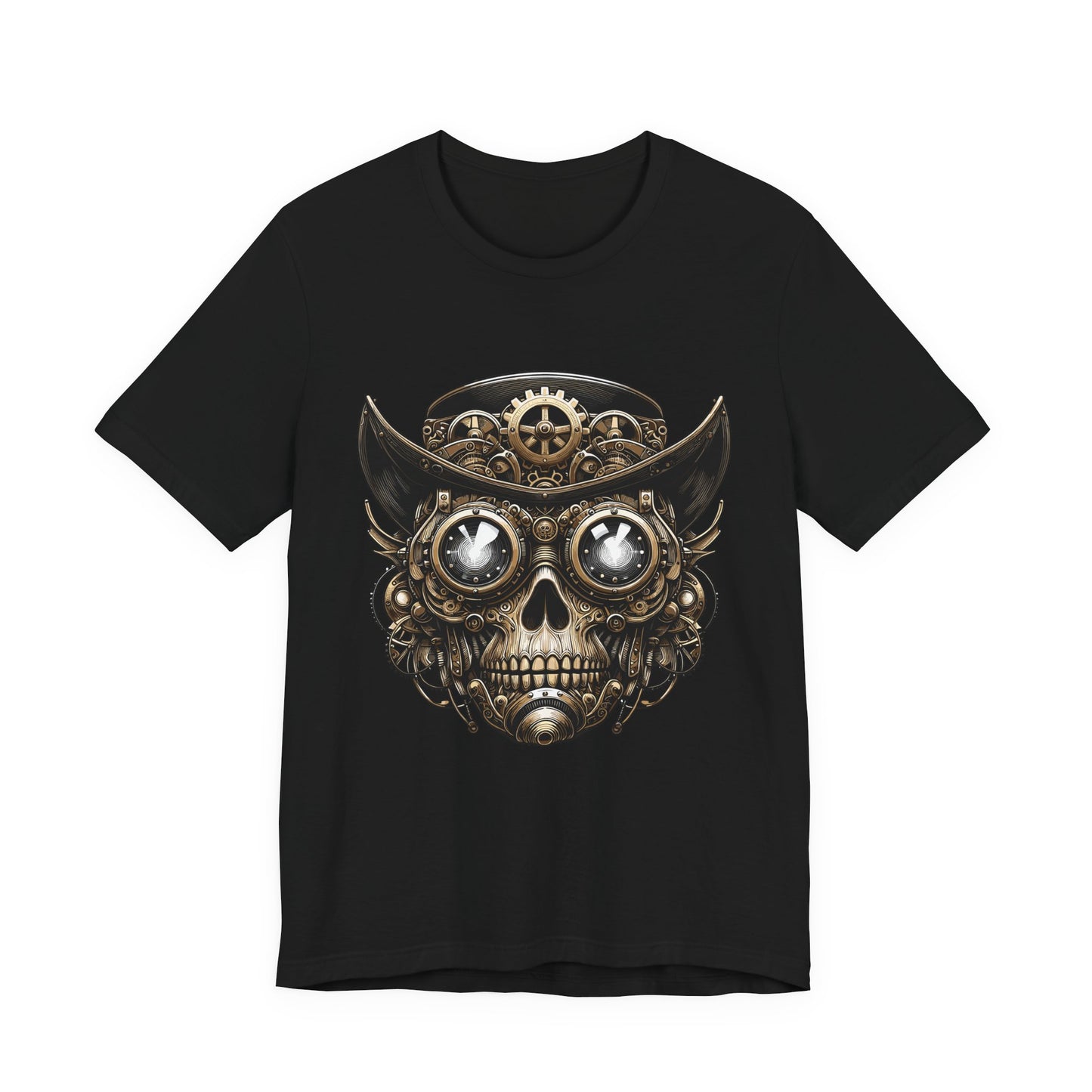 Skull Top Hat Steampunk T-Shirt