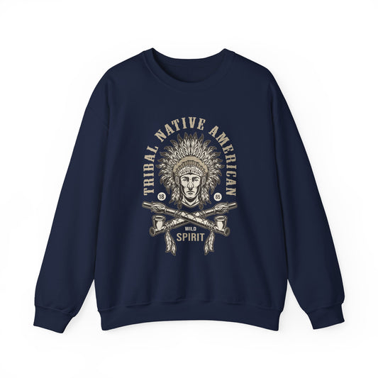 Tribal Native American Wild spirit Sweatshirt