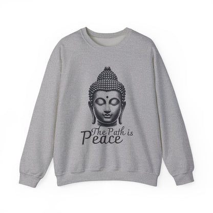 The path is peace Buddha Sweatshirt