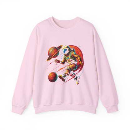 Astronaut Playing with Galaxy Sweatshirt