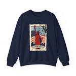 Statue Liberty Postage Stamp Sweatshirt