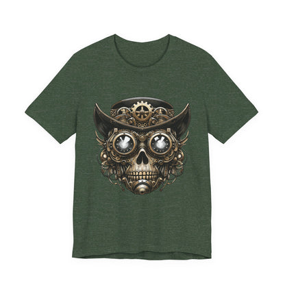 Skull Top Hat Steampunk T-Shirt