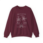 Nikola tesla Patent Aerial Transportation Sweatshirt