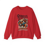 Rodeo's Dance, a Cowboy's Triump Over The Bronco Sweatshirt