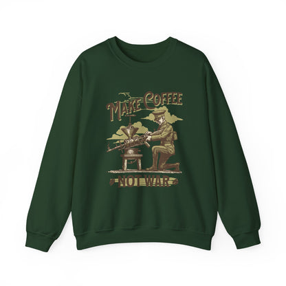 Make Coffee Not War Sweatshirts