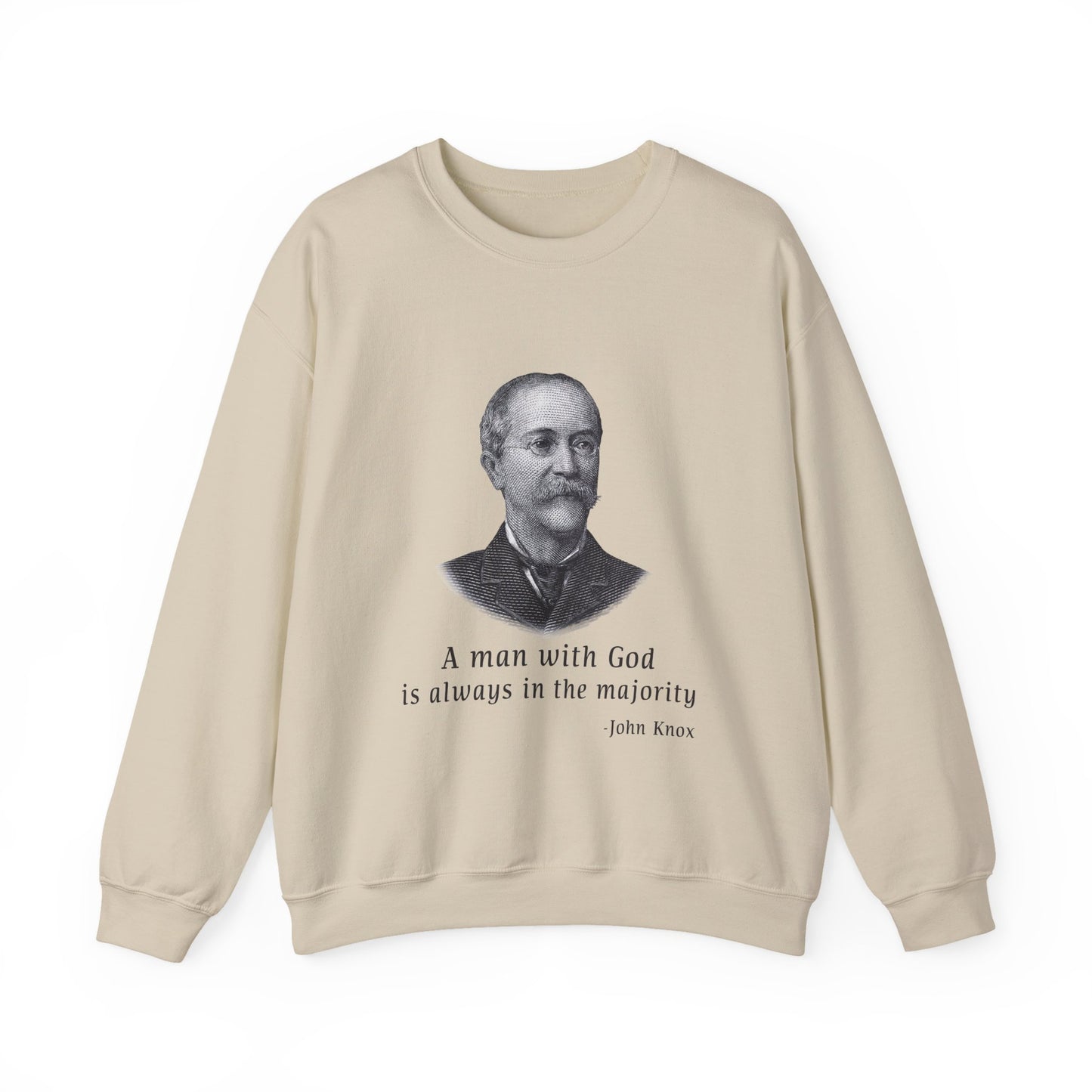 A man with God is always in the majority Sweatshirt