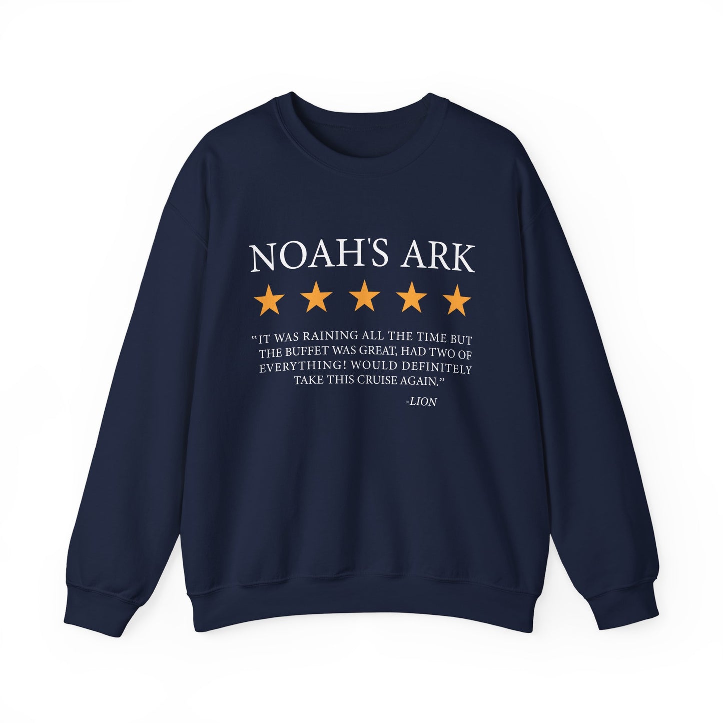 Noah’s Ark Review by a Lion Sweatshirts