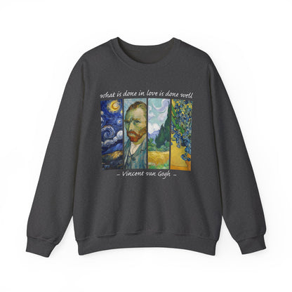 What is done Van Gogh Sweatshirt