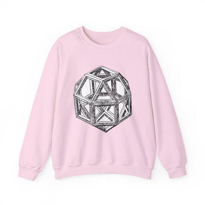 Rhombicuboctahedron Leonardo Da Vinci Sweatshirt