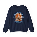 Together We Rise United For Peace Retro American Sweatshirt
