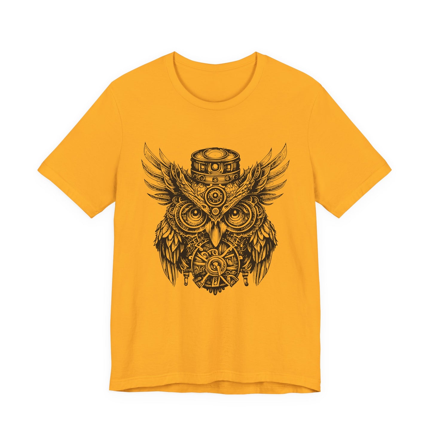 Steampunk Owl  Retro T-Shirt