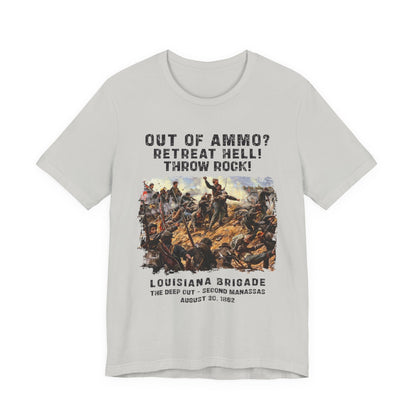 Out Of Ammo Throw Rocks T-Shirt