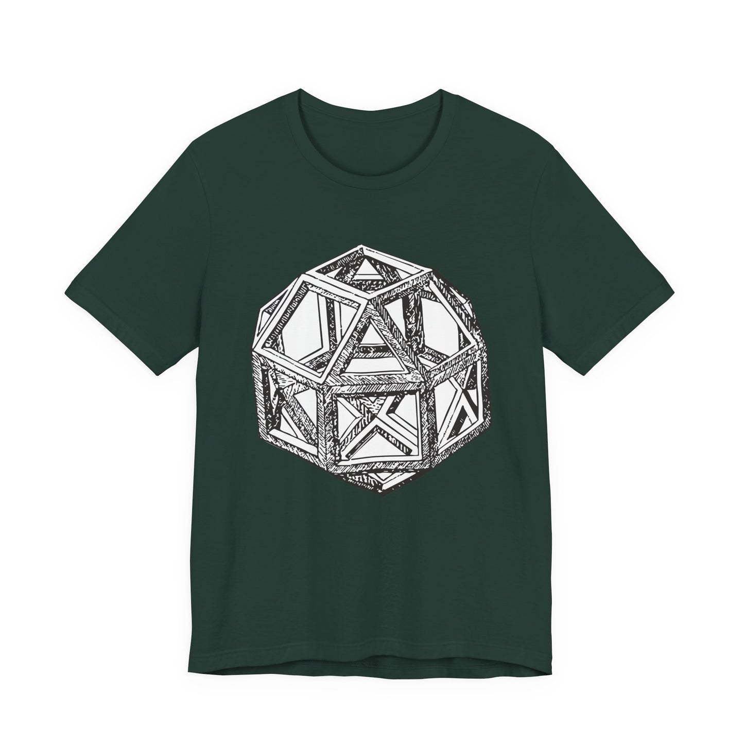 Rhombicuboctahedron Leonardo Da Vinci  T-Shirt