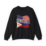 Half American Half Filipino Sweatshirt