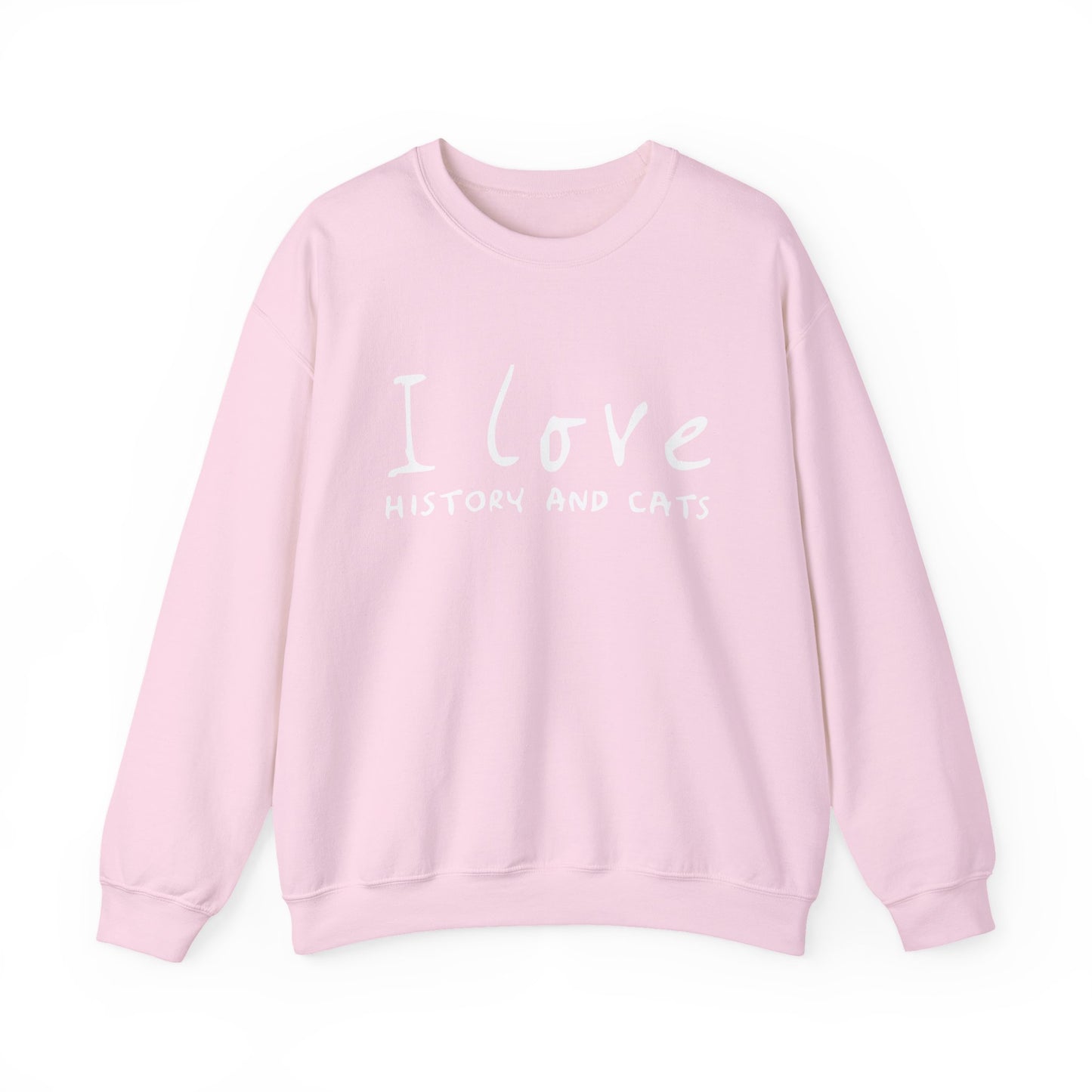 I Love History And Cats Sweatshirts