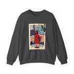 Statue Liberty Postage Stamp Sweatshirt