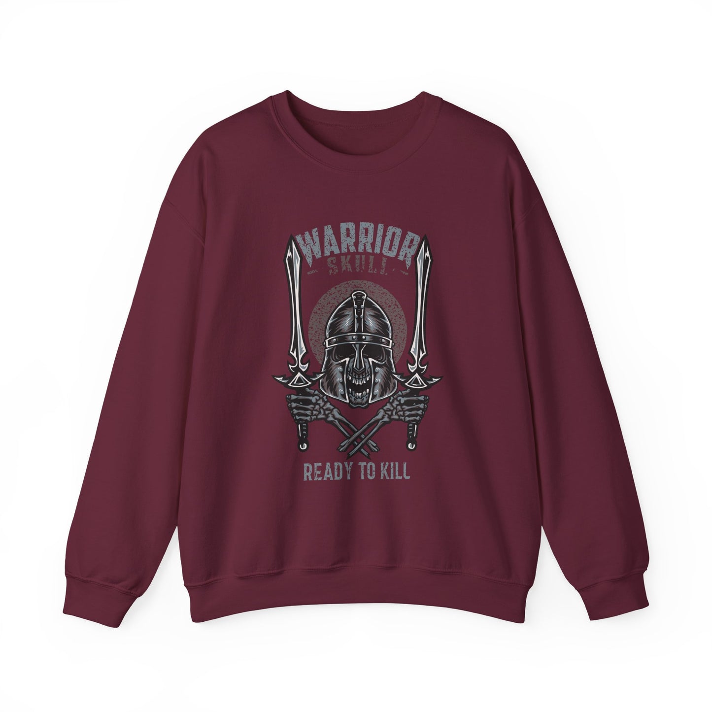 Warrior skull Ready to kill Sweatshirt