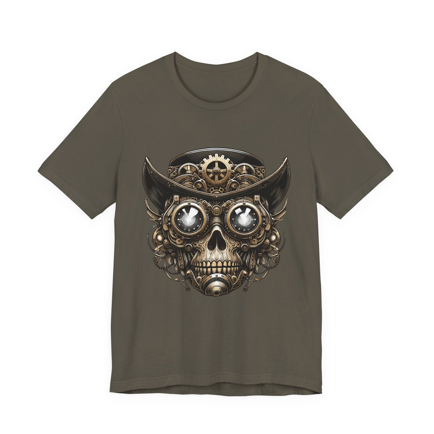 Skull Top Hat Steampunk T-Shirt